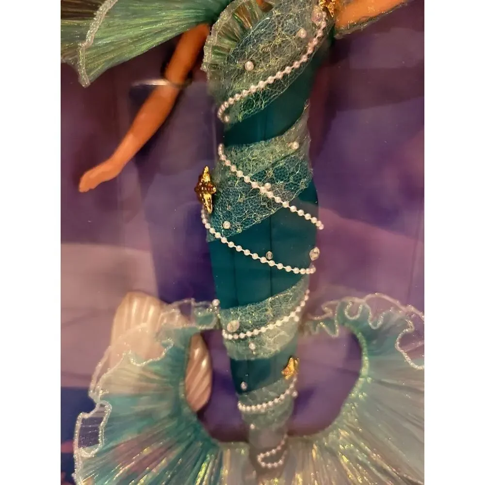 1997 Mattel Disney Little Mermaid Aqua Fantasy Ariel Collector Doll 17827